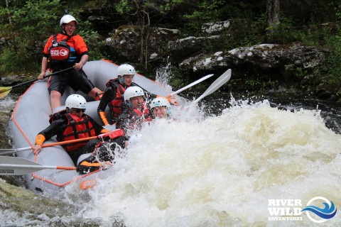 White Water Rafting on the River Garry near Fort Willia...