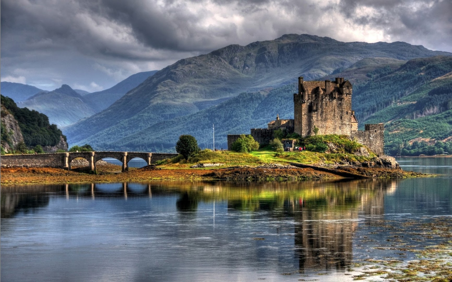 Шотландия. Замок Эйлен-Донан, Великобритания. Эйлен-Донан, Великобритания (Шотландия). Кирримьюр Шотландия. Страткрой Шотландия.