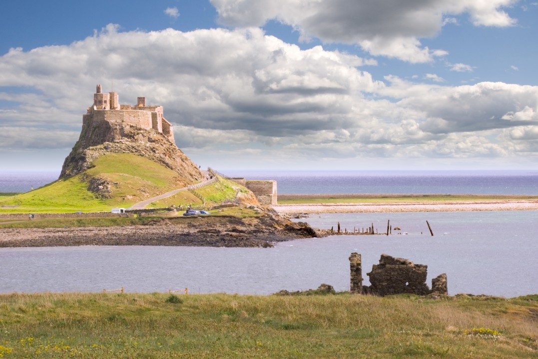 famous castle on the coast