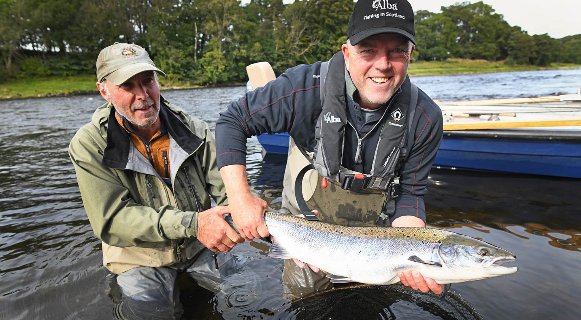 Salmon Fishing on the River Ness. Premium tackle, pro guide